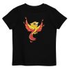 Phoenix Bird Kids T-shirt | Black