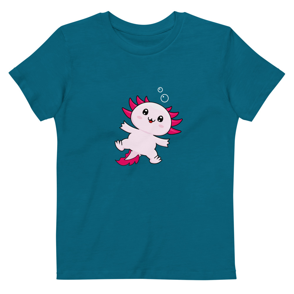axolotl T-shirt | Teal