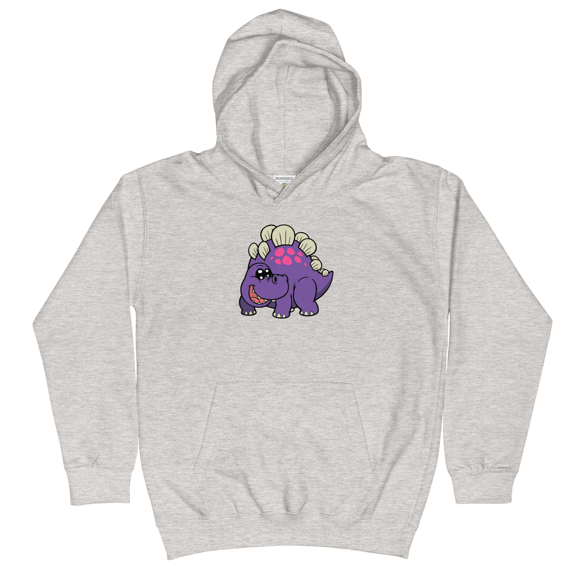 Stegosaurus Hoodie | Grey