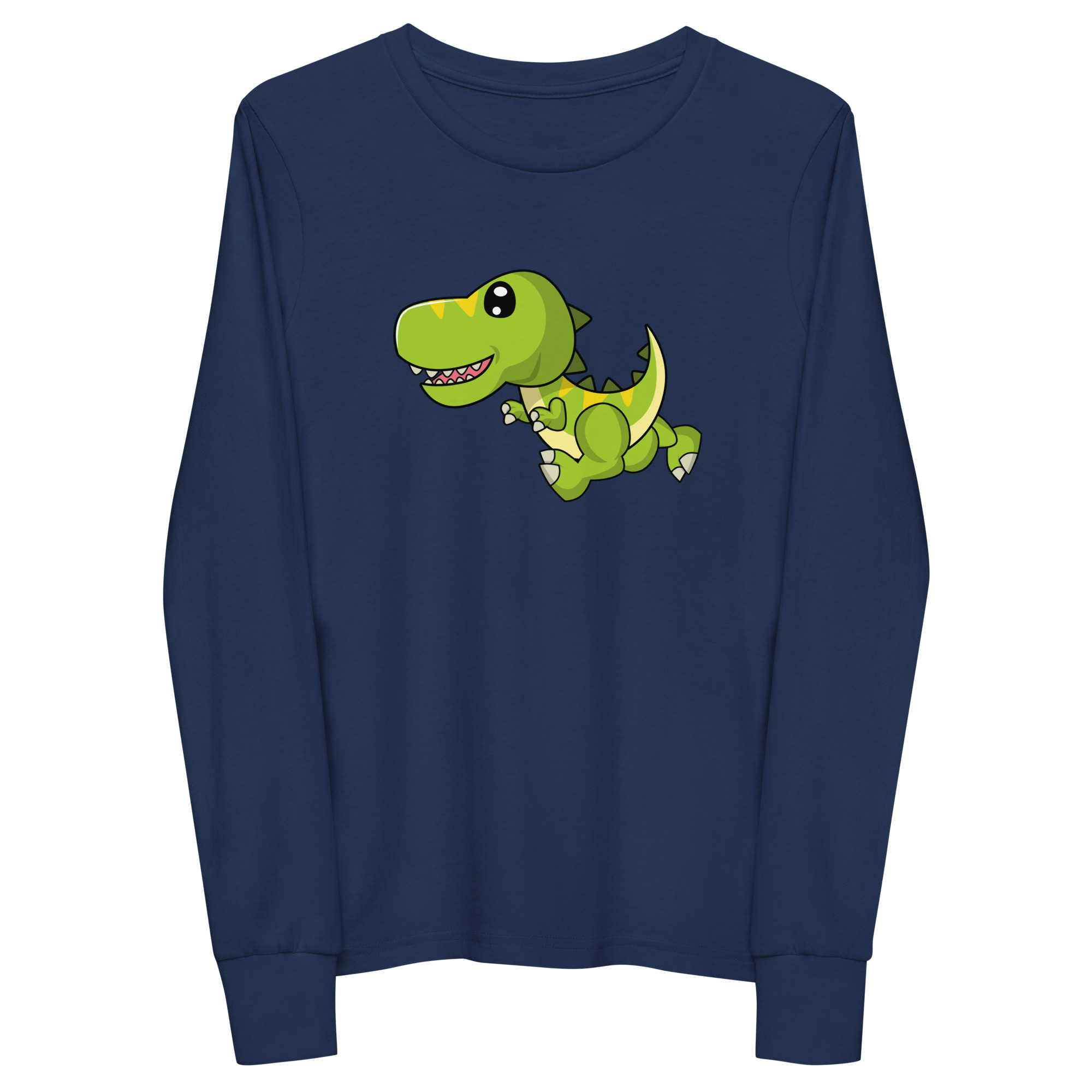 T-Rex Dinosaur Long Sleeve shirt | Navy Blue