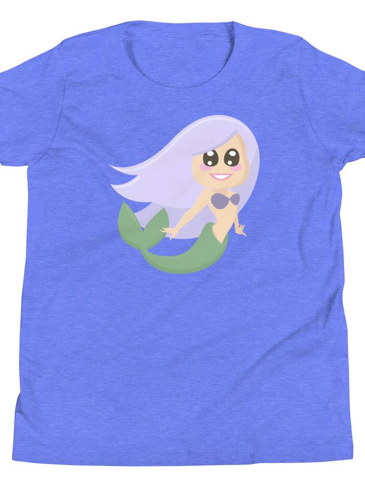 Mermaid short Sleeve t-shirt | Light Blue
