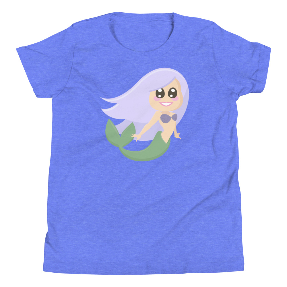 Mermaid short Sleeve t-shirt | Light Blue